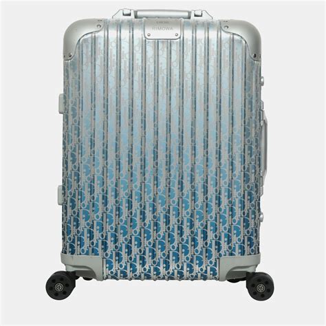 dior rimowa blue|rimowa dior carry on.